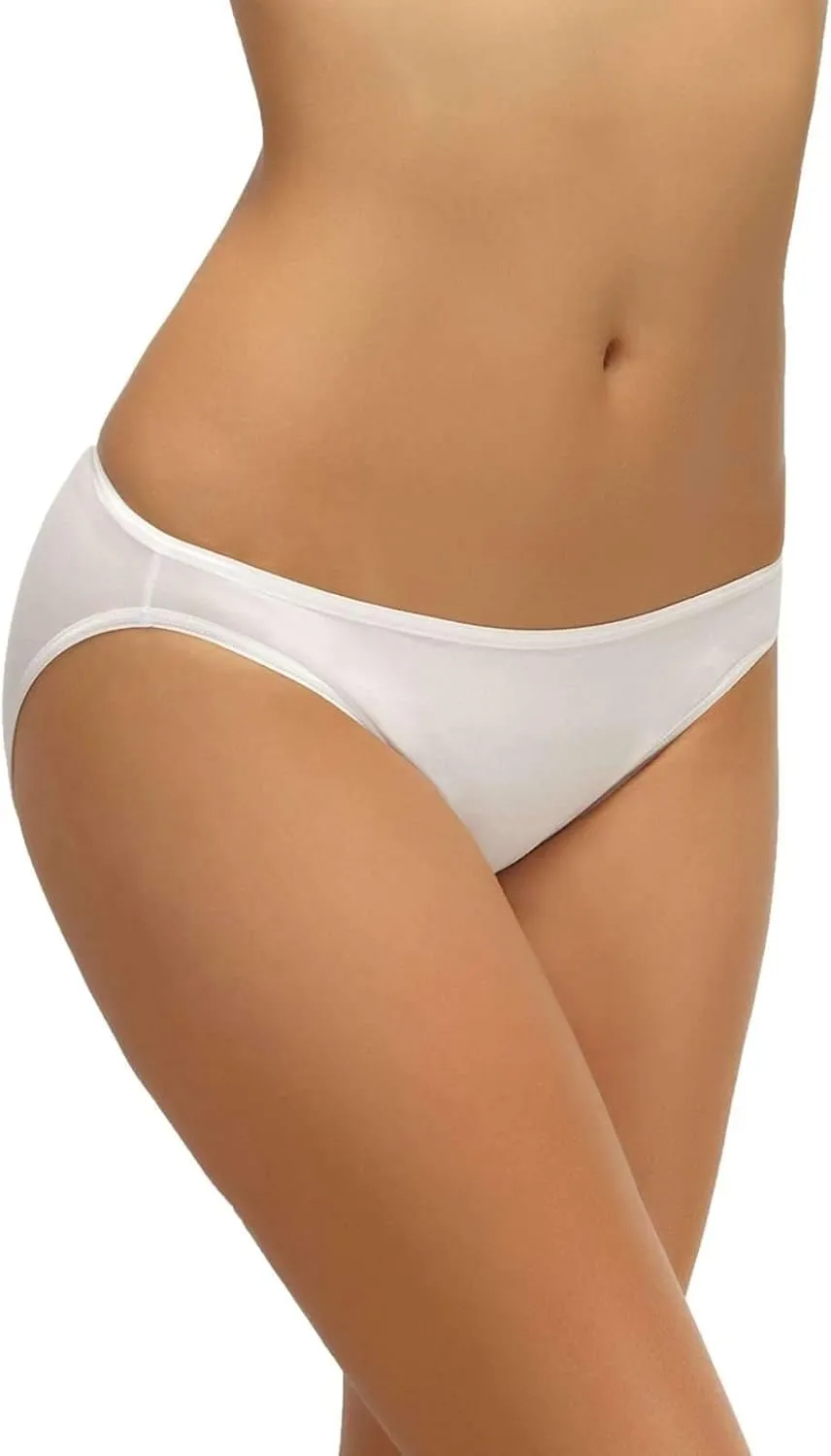 Felina Smooth Low Rise Bikini Panties - Seamless Underwear for Women, Panties for Women (5-Pack)