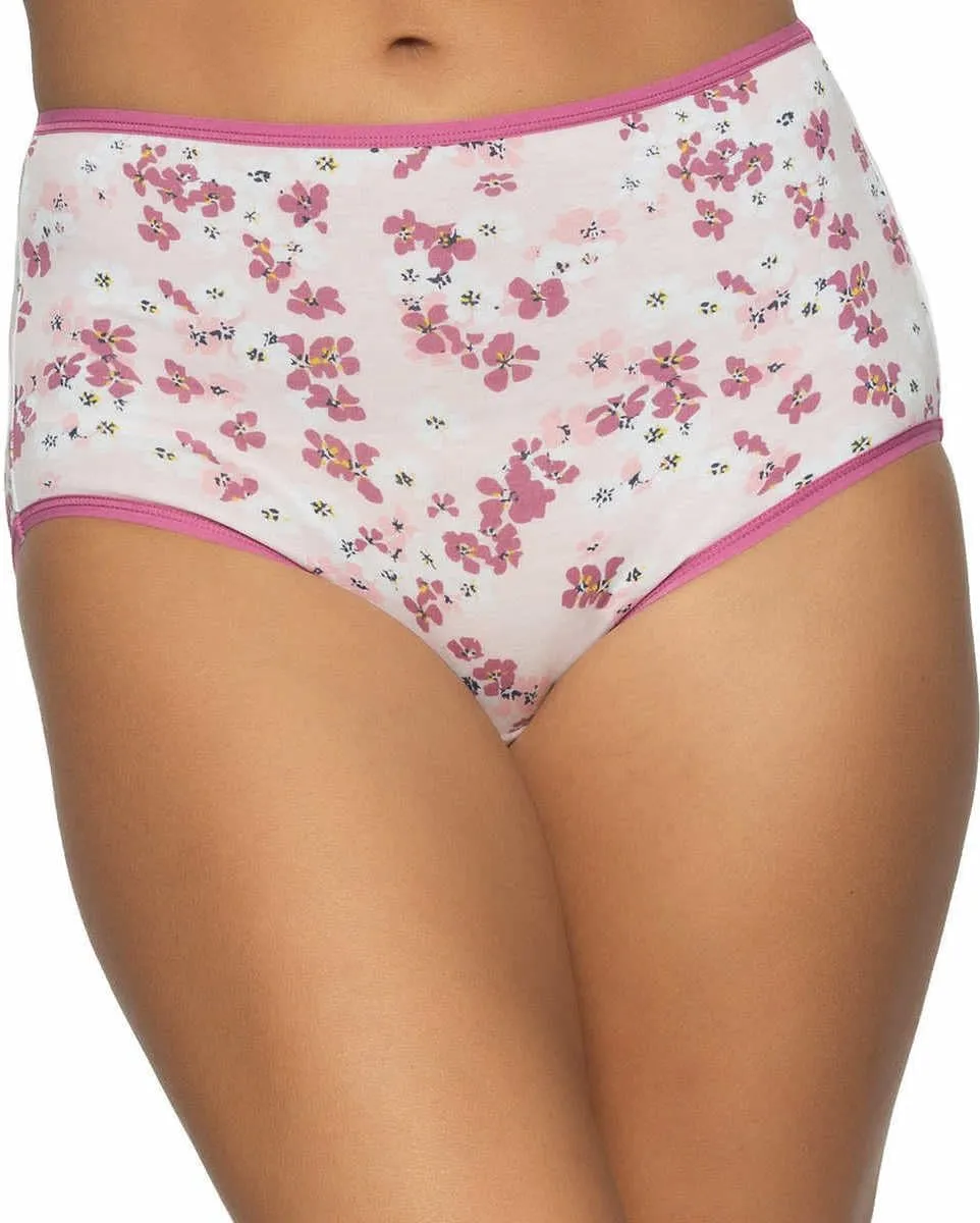 Felina Womens 8 Pack Cotton Modal Stretch Hi-Cut Brief