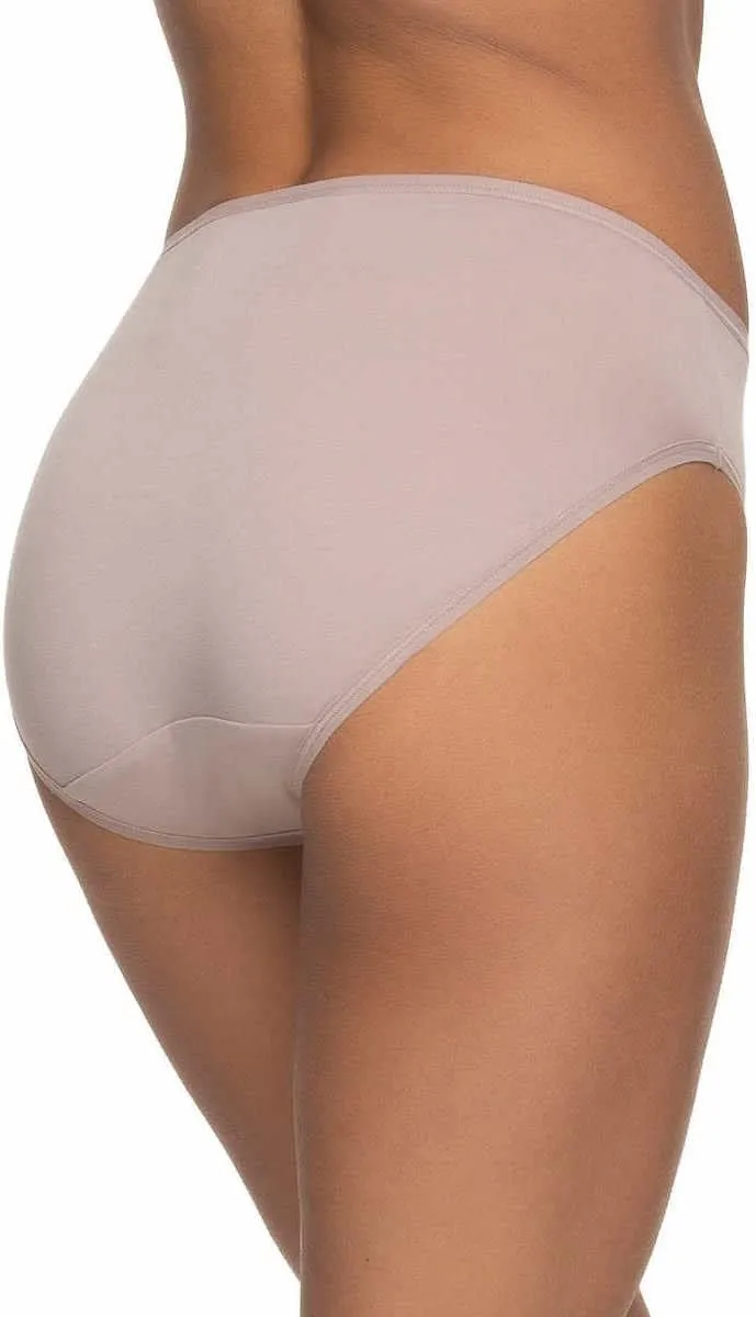 Felina Womens 8 Pack Cotton Modal Stretch Hi-Cut Brief