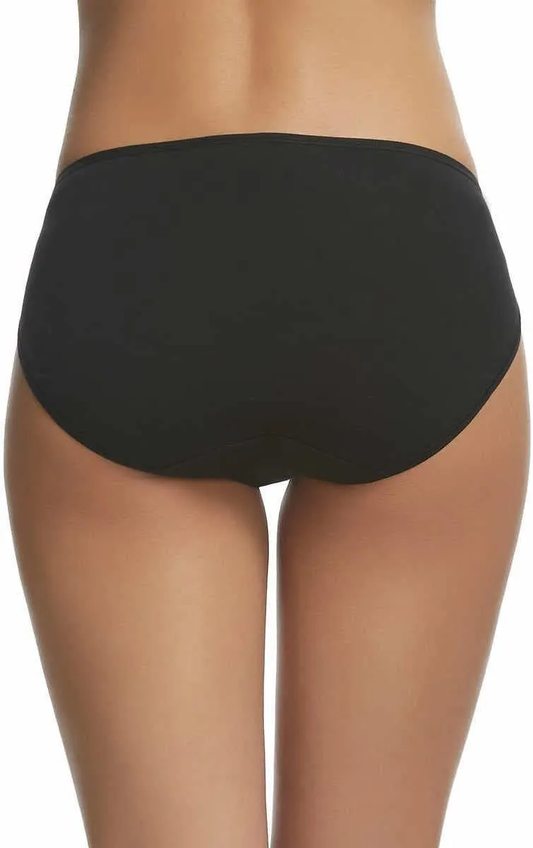 Felina Womens 8 Pack Cotton Modal Stretch Hi-Cut Brief
