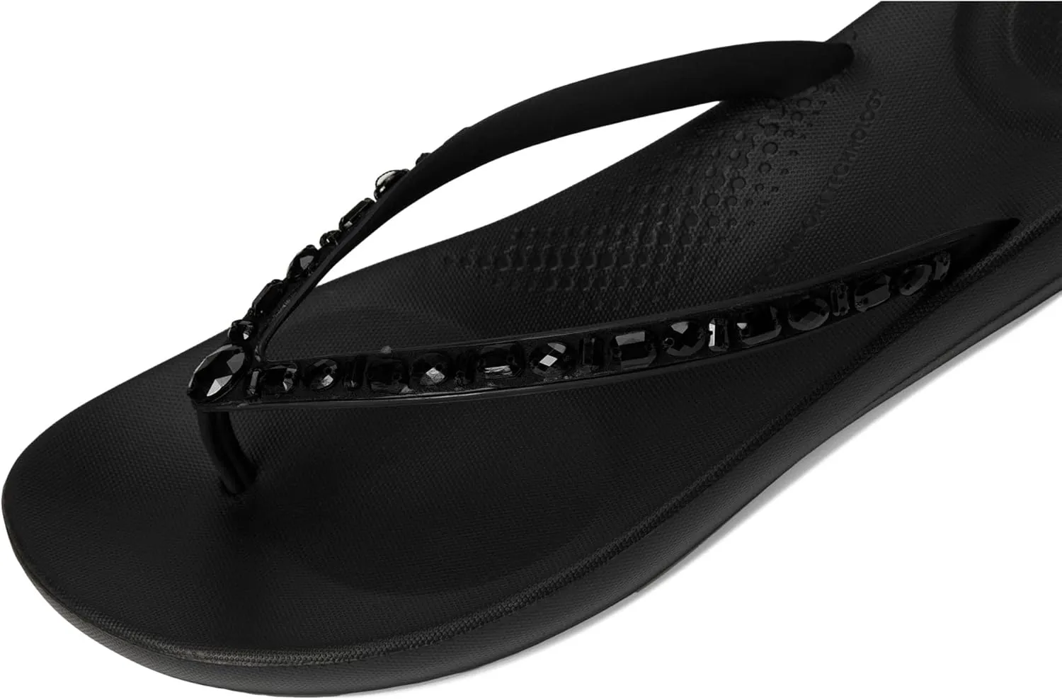 FitFlop Women's Iqushion Multi-Crystal Ergonomic Flip-Flops Wedge Sandal