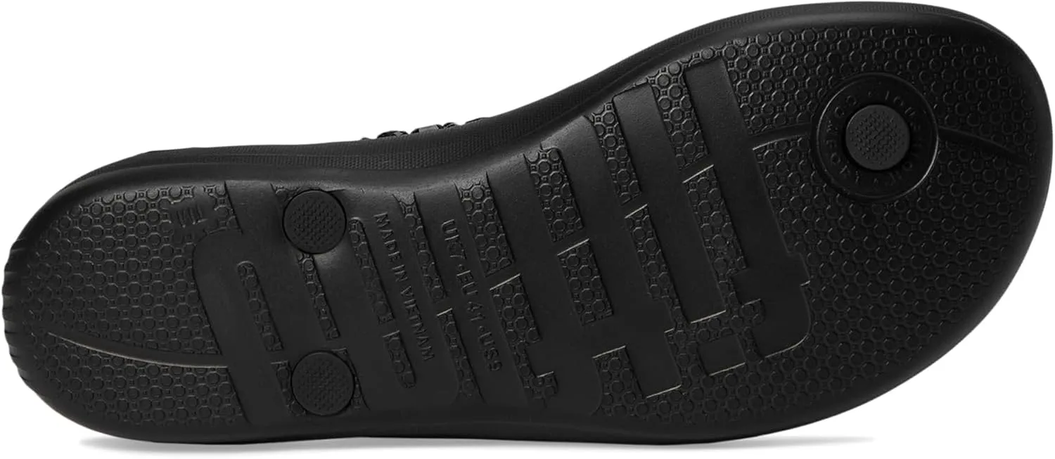 FitFlop Women's Iqushion Multi-Crystal Ergonomic Flip-Flops Wedge Sandal