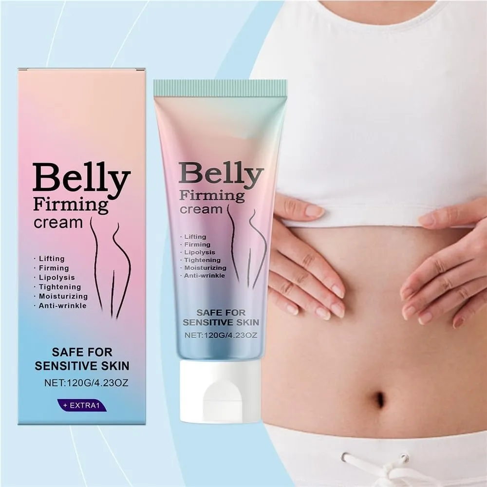 Flat Abdomen Firming Cream-moisturizing, Firming Abdomen, Thighs and Buttocks, Body Lotion for Women and Men. Safe Choice, No Irritating Ingredients Added.(1Count (Pack of 1))