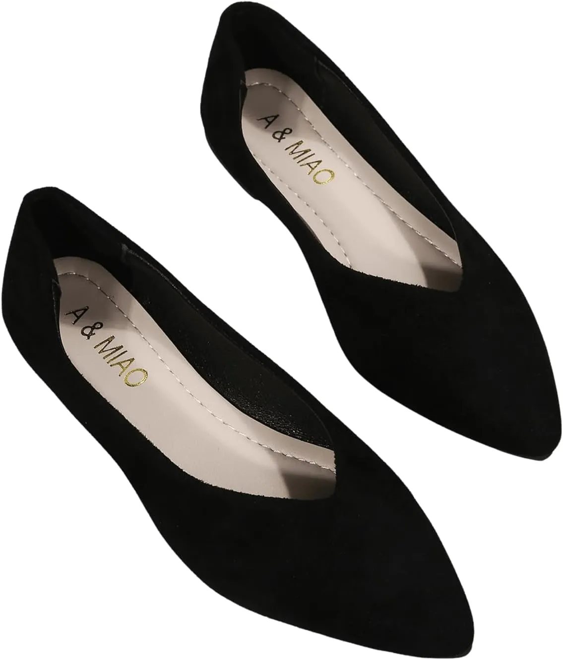 Floerns Women's Flat Shoes Pointed Toe Slip on Dressy Casual Ballet Flats