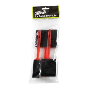 Foam Brush Set - 3 pc