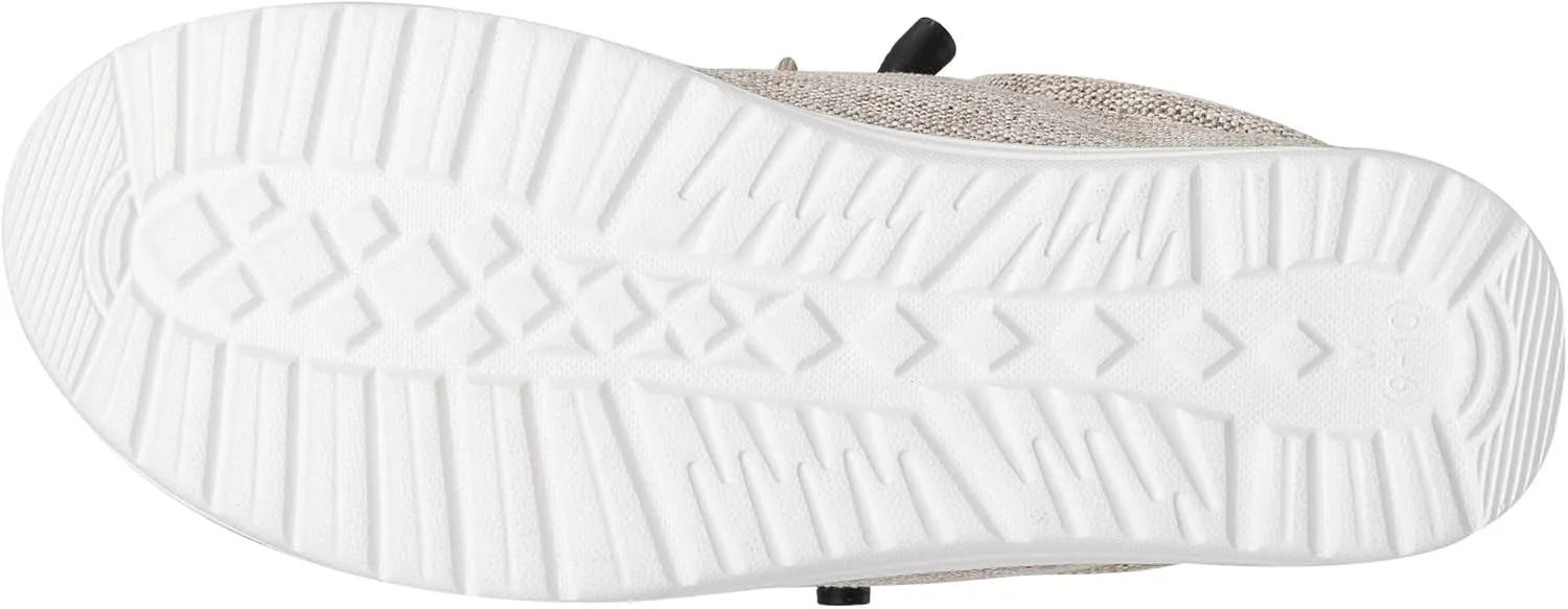 FOCO Men's NFL Team Logo Lightweight Loafers Lace Up Cotton Knit Shoes