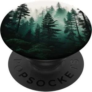 Forest Pine Tree Woods Green Nature Outdoor Explore PopSockets Adhesive PopGrip