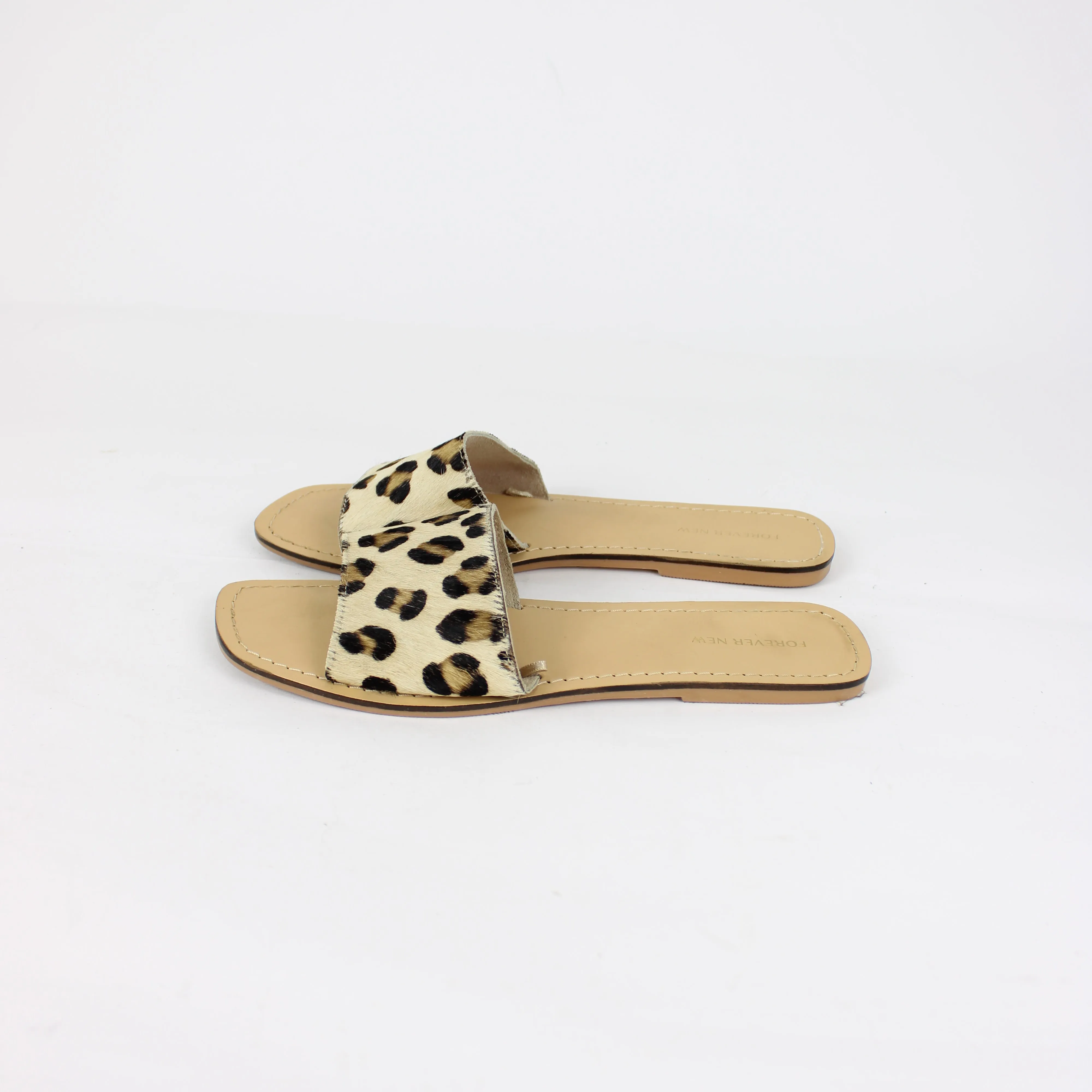 Forever New Leopard Slides