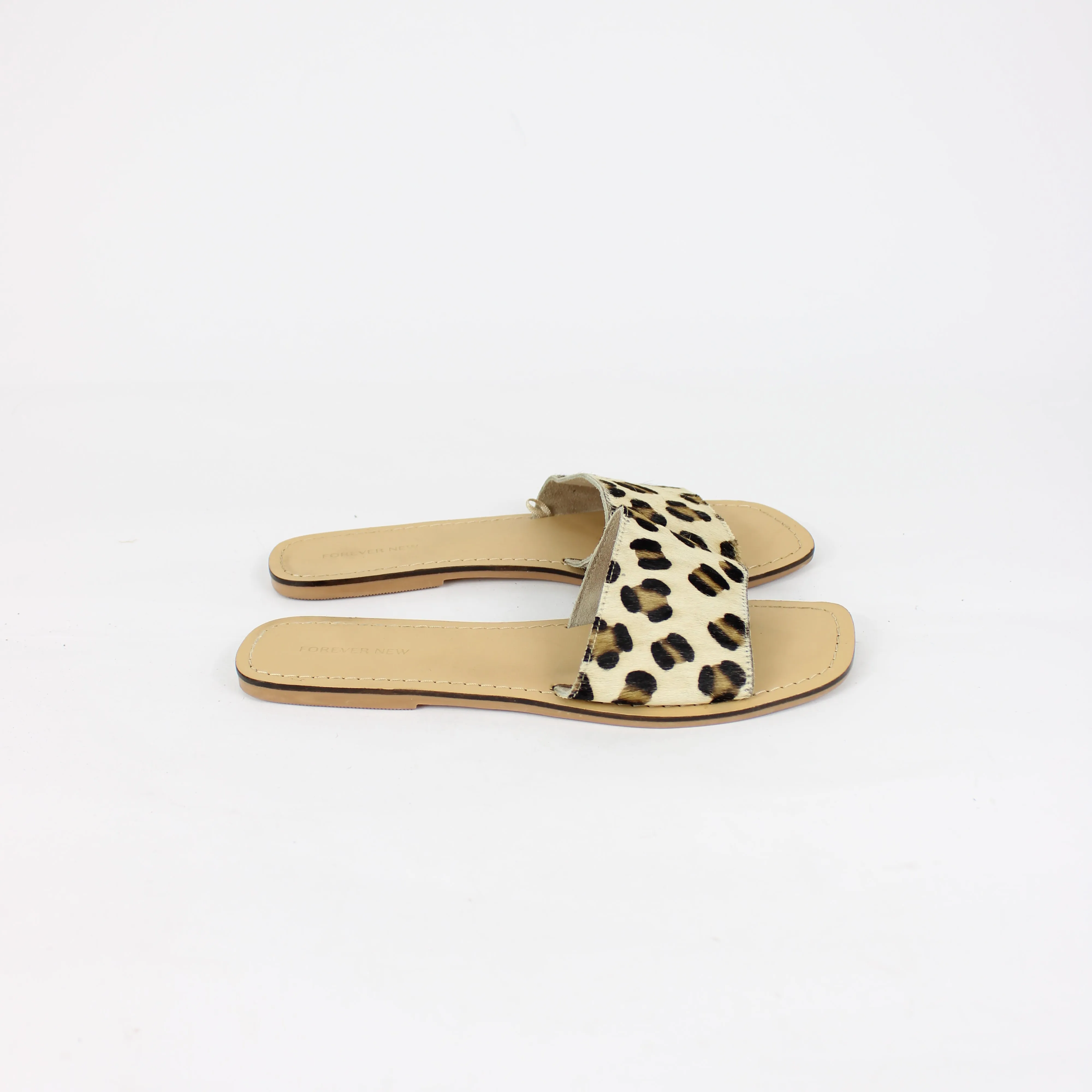 Forever New Leopard Slides