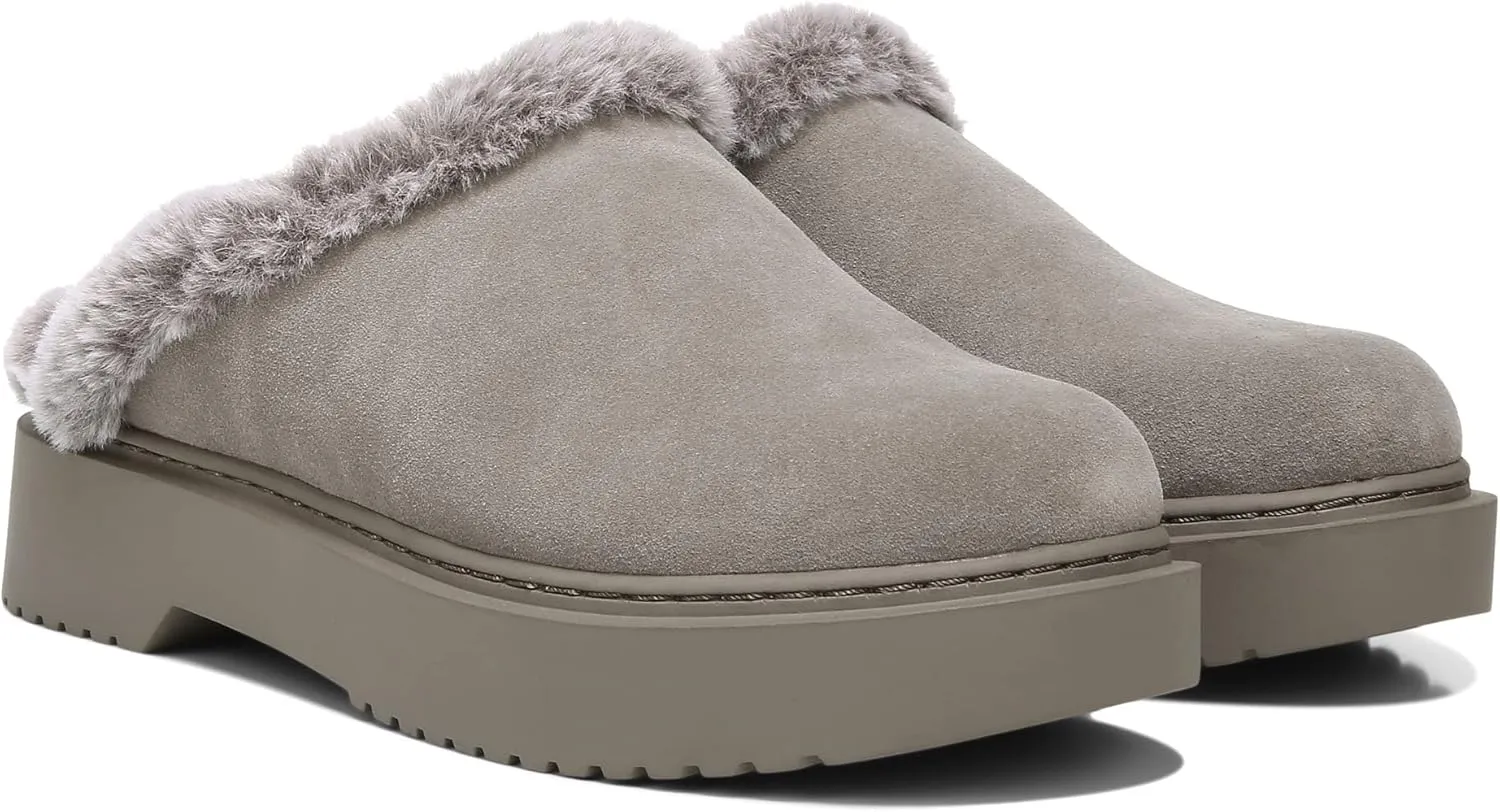 Franco Sarto Women's Waleria Faux Fur Lined Scuff Mule