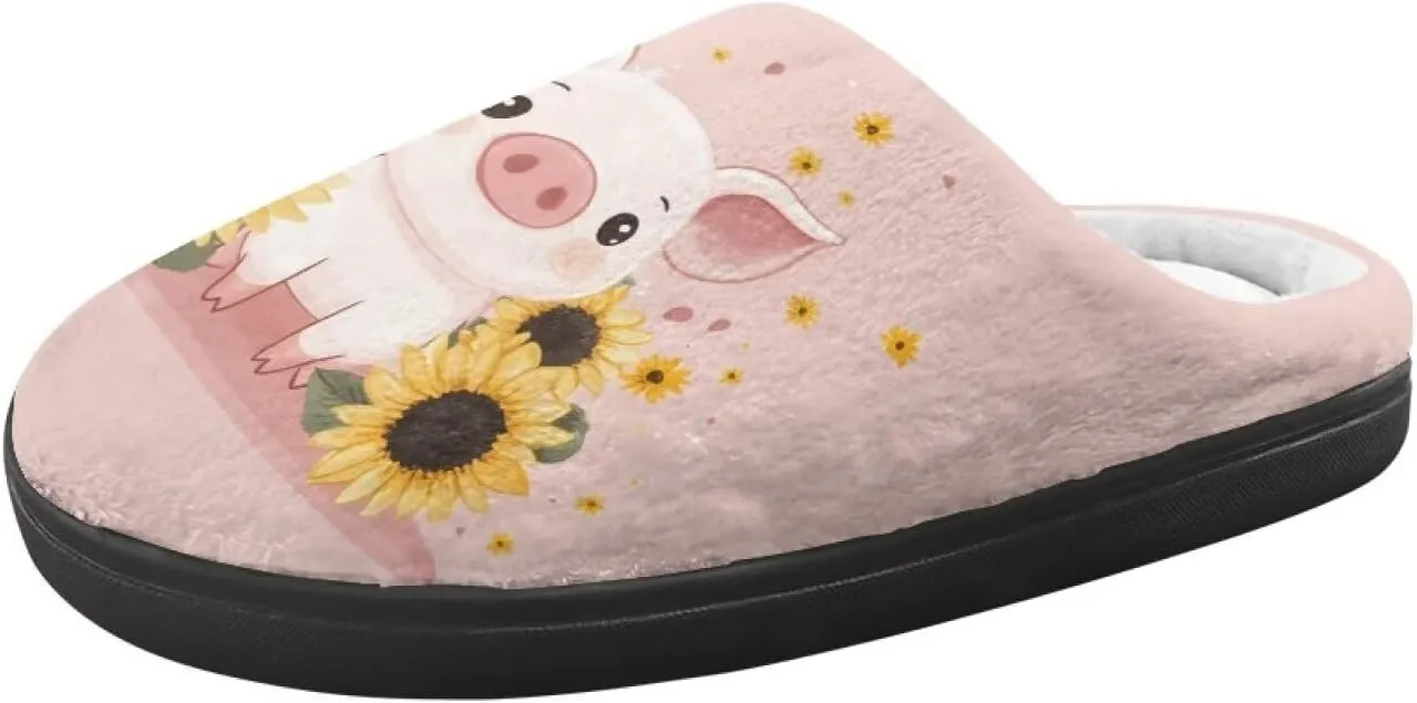 Fuzzy Slippers for Boys Girls Non-slip House Slipper Winter Home Shoes