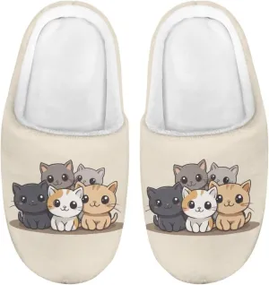 Fuzzy Slippers for Boys Girls Non-slip House Slipper Winter Home Shoes