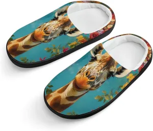 Giraffe Slippers Non-slip House Slippers Home Shoes Indoor Outdoor Slippers For Girls Boys