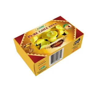 Giri Pure Ghee Diya Sandal - 50 pcs