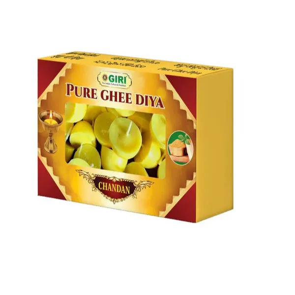 Giri Pure Ghee Diya Sandal - 50 pcs