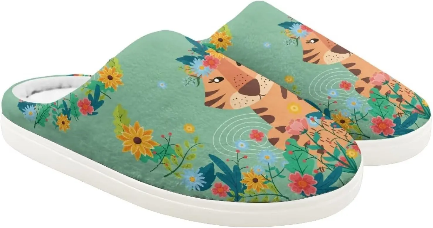 Girls Boys House Slippers US 9-US 14.9 Warm Plush Slippers House Bedroom Shoes Cozy Kids Shoes