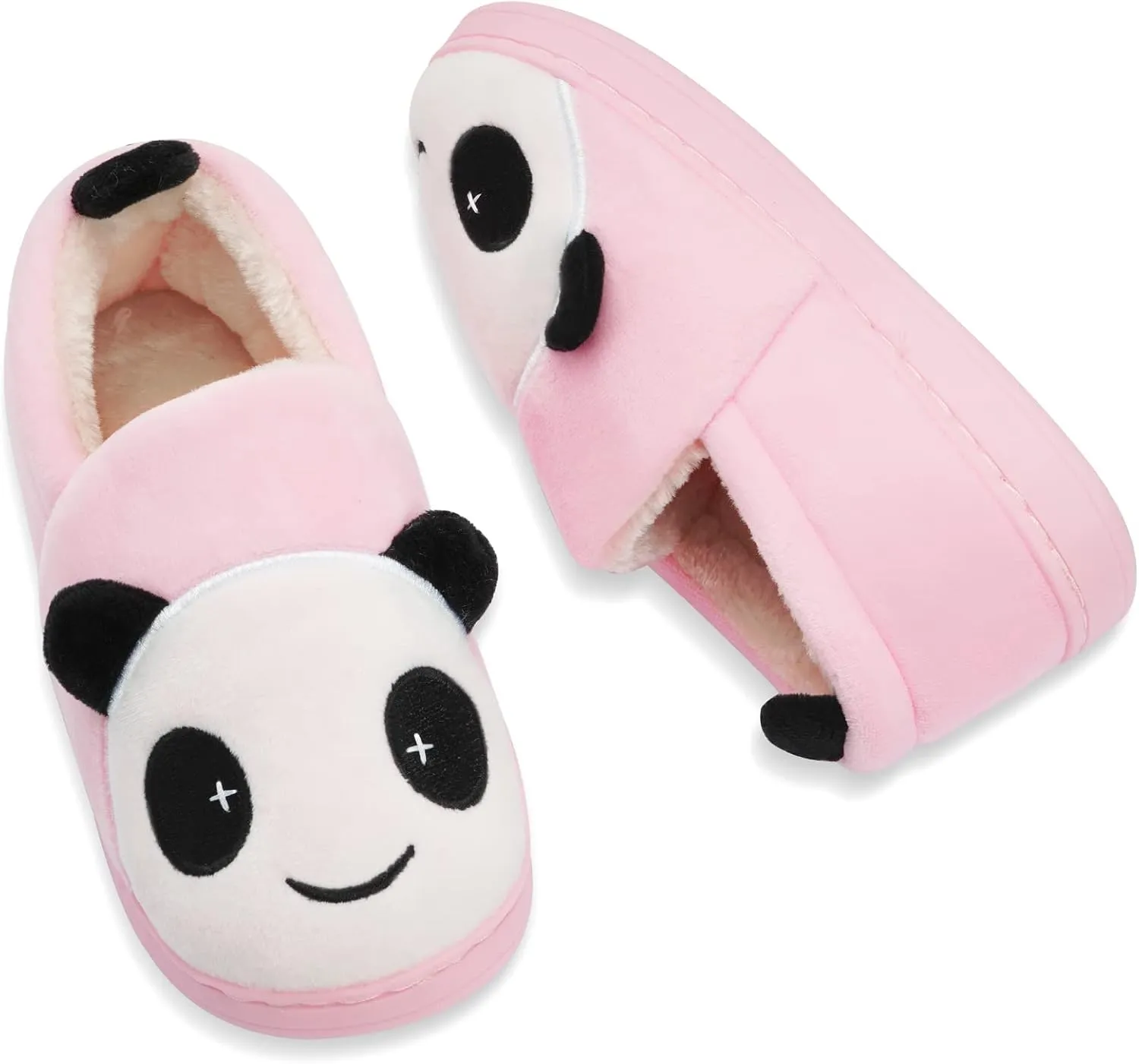 Girls House Slippers Kids Plush House Shoes Boys Warm Cartoon Slippers Cute Animal Winter Indoor Slipper
