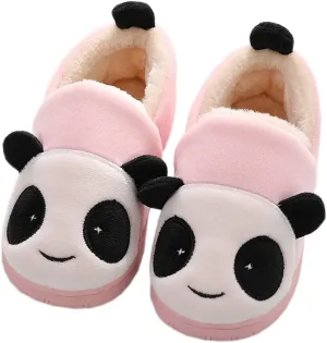 Girls House Slippers Kids Plush House Shoes Boys Warm Cartoon Slippers Cute Animal Winter Indoor Slipper