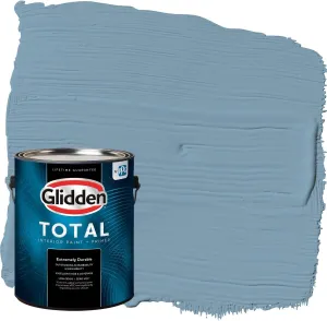Glidden Total Interior Wall Paint & Primer All-in-One, Americana/Blue, Flat, 1 Gallon