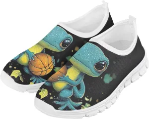 GOSTONG Kids Slip On Sneakers Low Cut Loafers Lightweight Non Slip Casual Walking Shoes Boys Girls Sports Sneakers White Sole Size 11-15