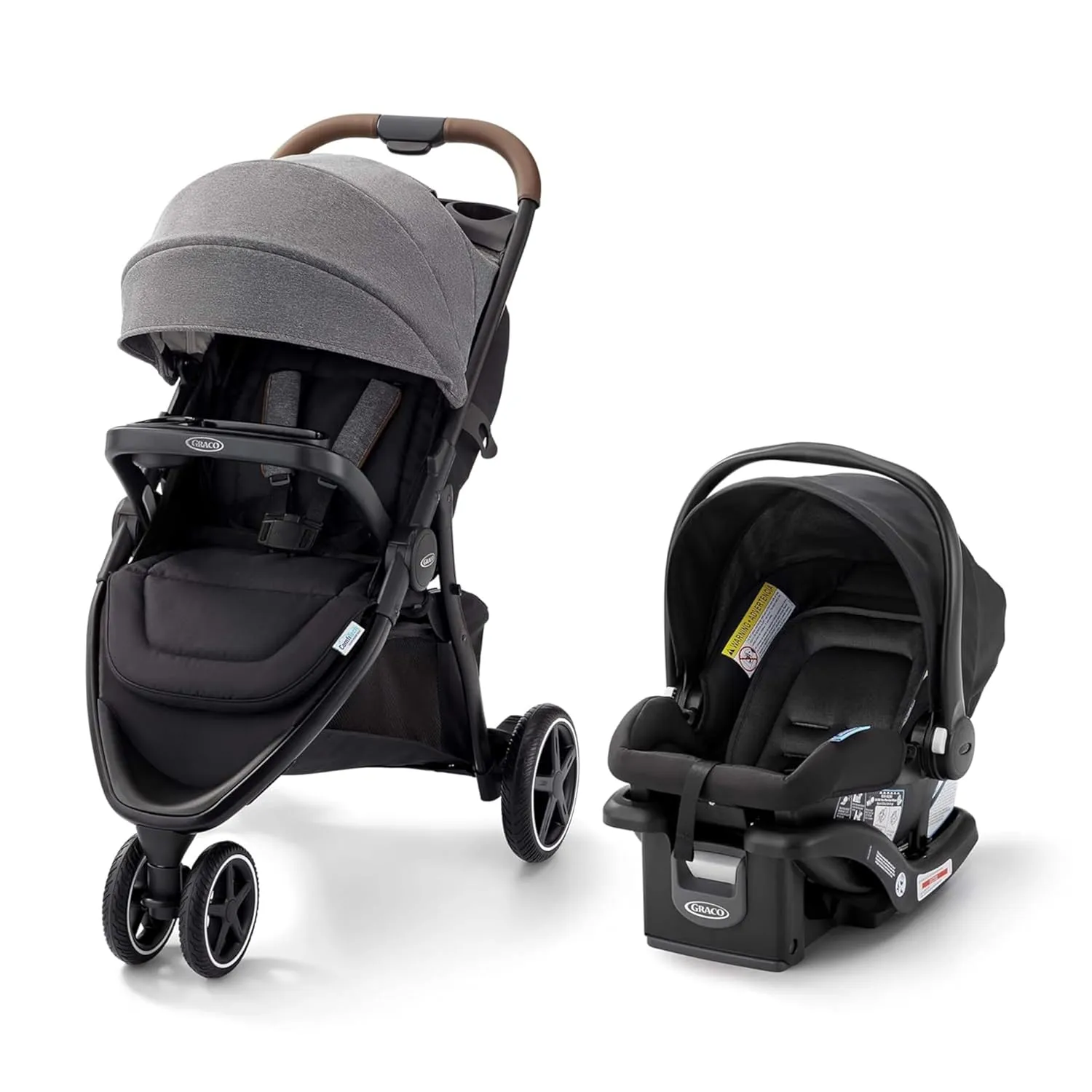 Graco Outpace LX All-Terrain Travel System - Includes SnugRide 30 Lite Infant Car Seat, Briggs, High-Performance Stroller/Car Seat Combo, Practical & Durable