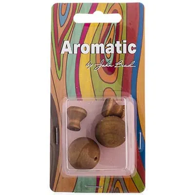Guru Bead - Sandalwood Round Light Brown 2Sets Limited