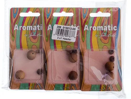 Guru Bead - Sandalwood Round Light Brown 2Sets Limited