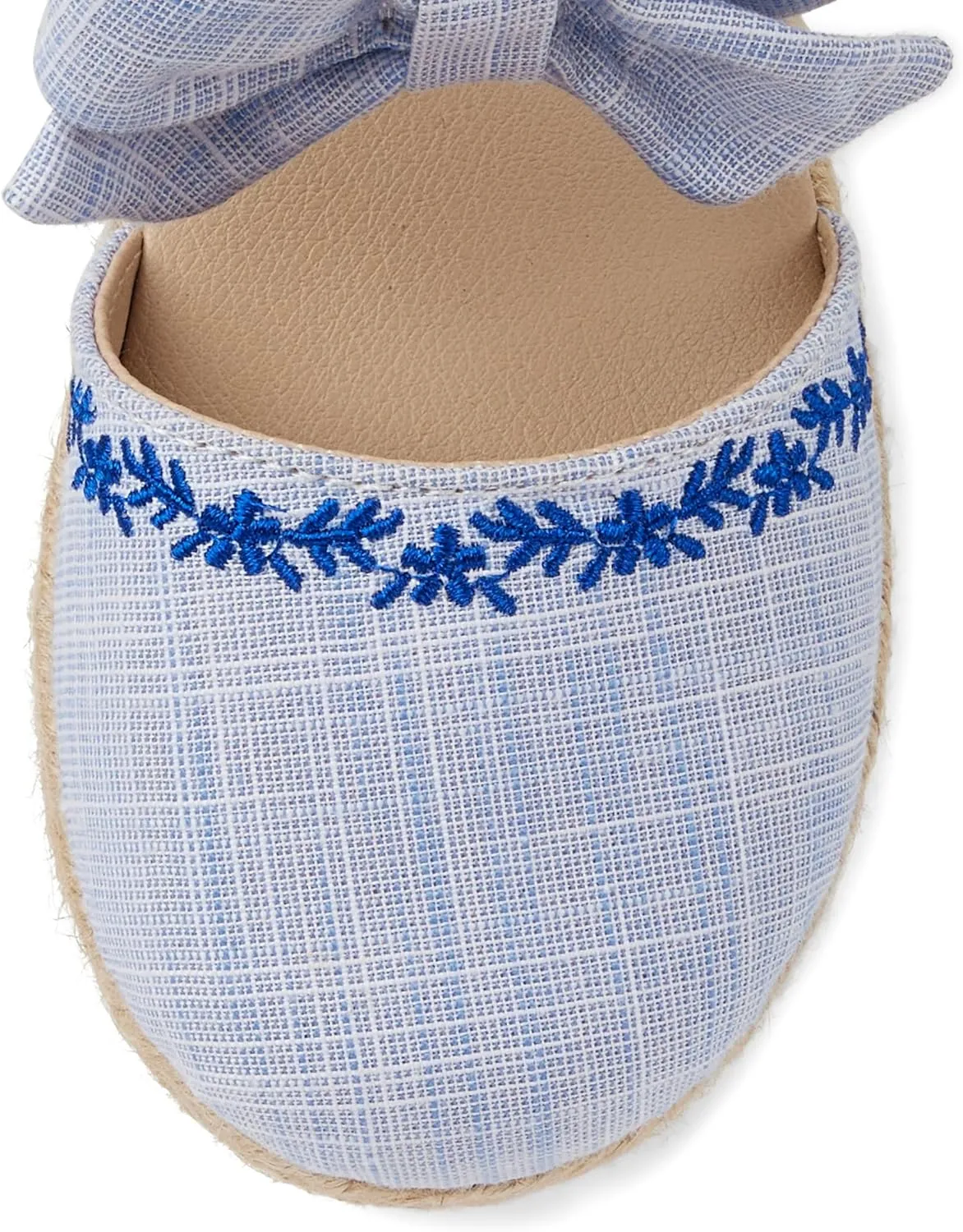 Gymboree Girl's Toddler Closed Toe Espadrille Flat with Ankle Strap Slipper