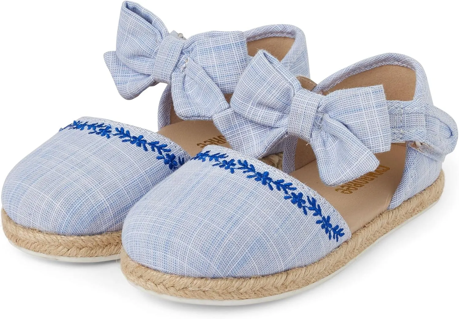 Gymboree Girl's Toddler Closed Toe Espadrille Flat with Ankle Strap Slipper
