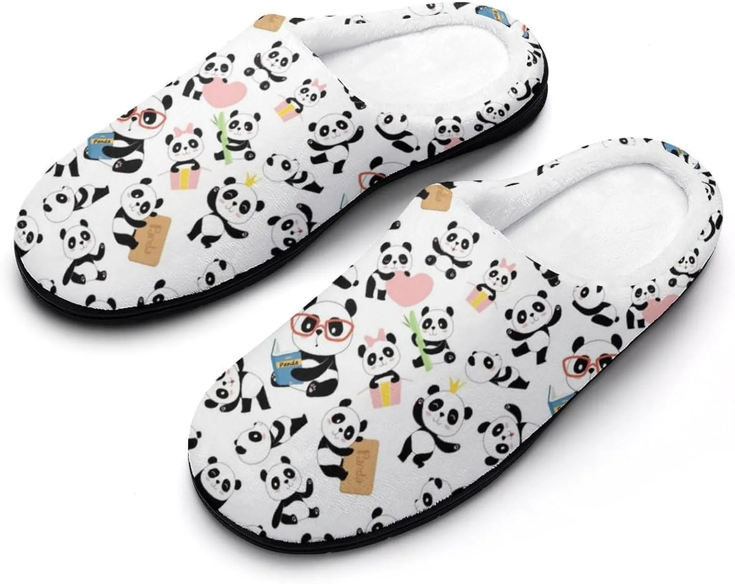 Halloween House Slippers For Woman Ladies Memory Foam Bedroom Slipper Indoor Outdoor Slip-On Shoes Funny Fall Slippers
