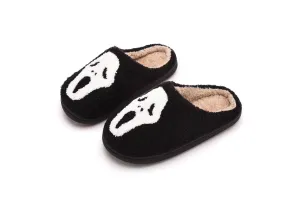 Halloween Screaming Face House Slippers | X-Large