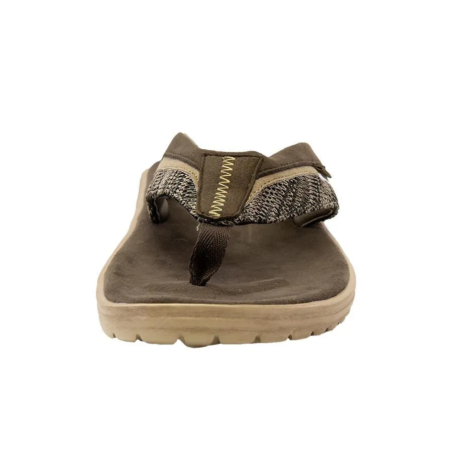 Hey Dude Brown Flinn Sox Mens Sandals 112201515