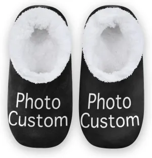 House Slippers Fuzzy Memory Foam Soft Slipper Socks for Woman Men