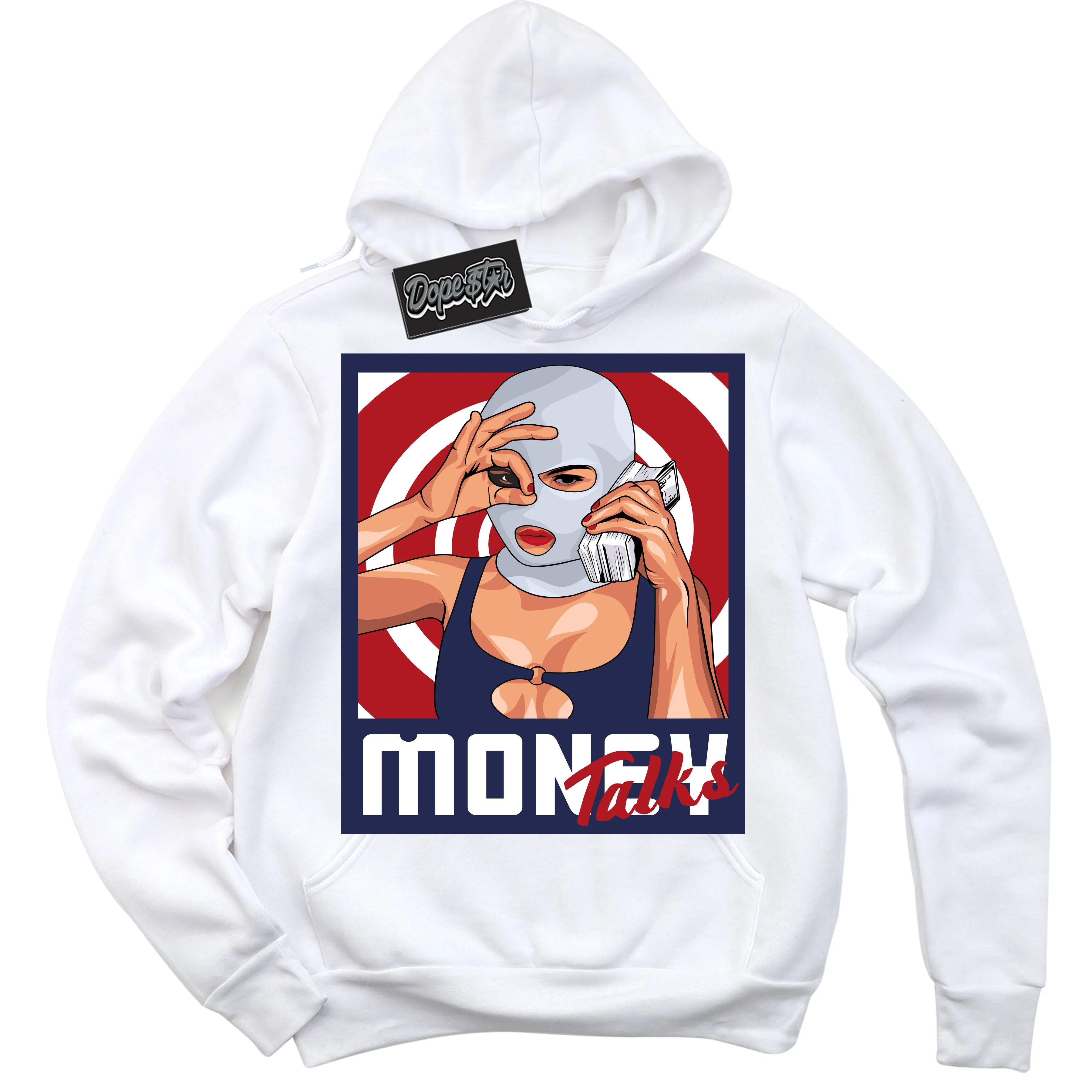 Howard University 1s Sneaker Hoodie Money Talks Graphic