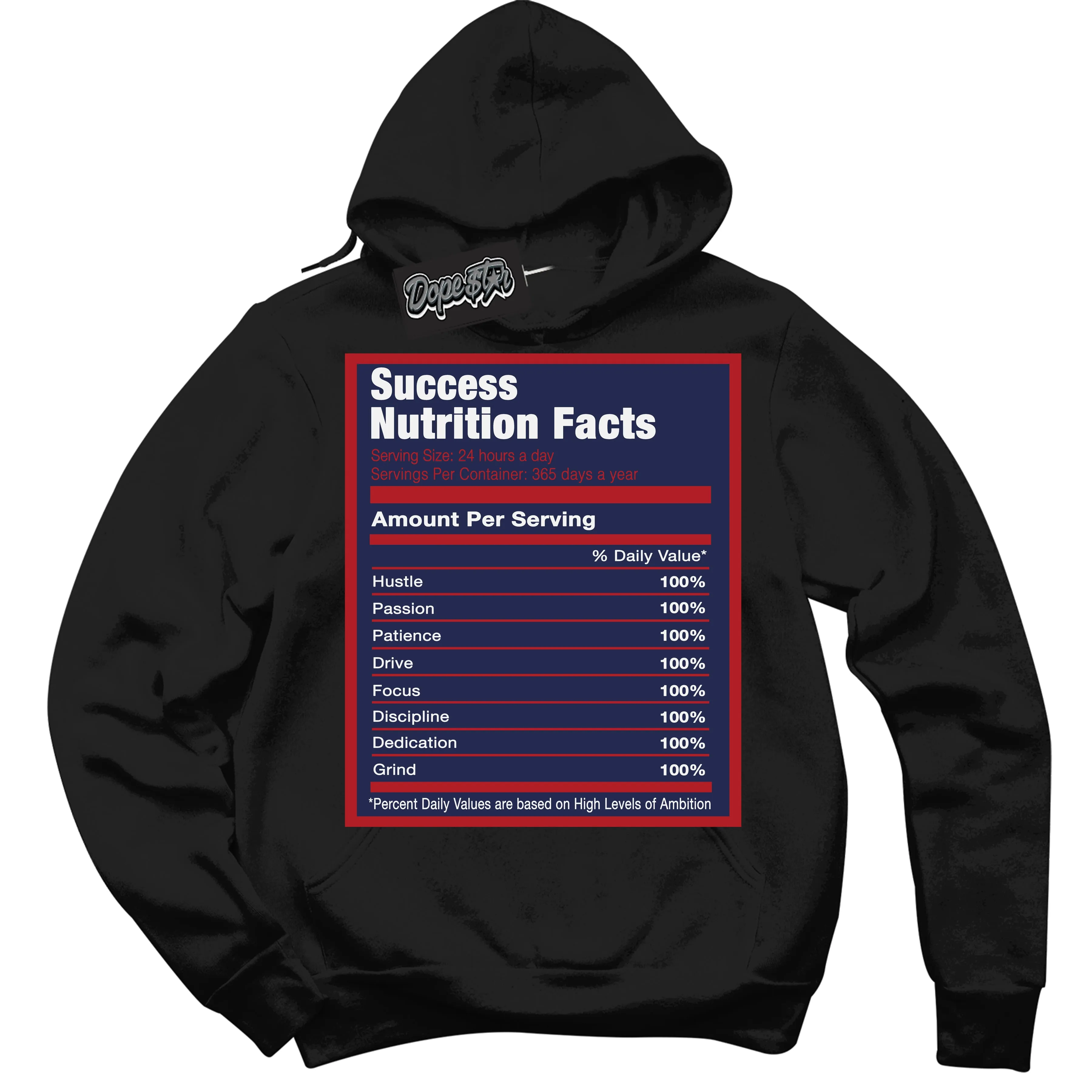 Howard University 1s Sneaker Hoodie Success Nutrition Graphic
