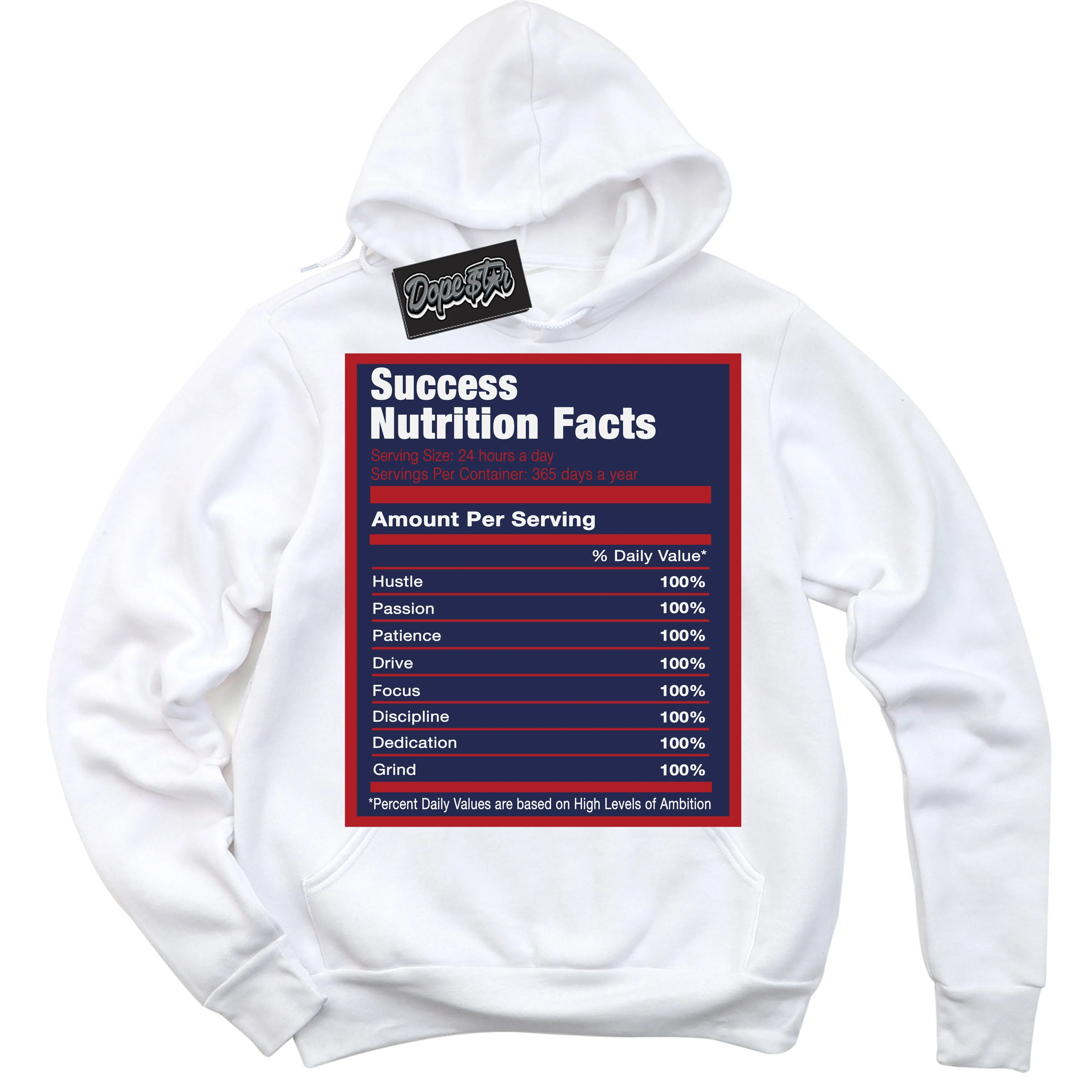 Howard University 1s Sneaker Hoodie Success Nutrition Graphic