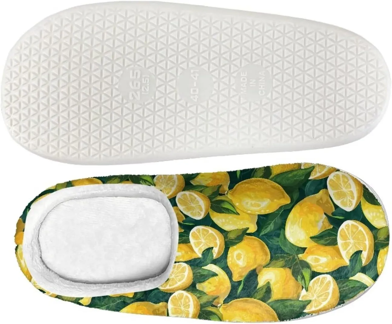 HUGS IDEA Slipper for Women Men Soft Scuff Slippers Anti-Slip Bedroom House Shoes Warm Cozy Plush