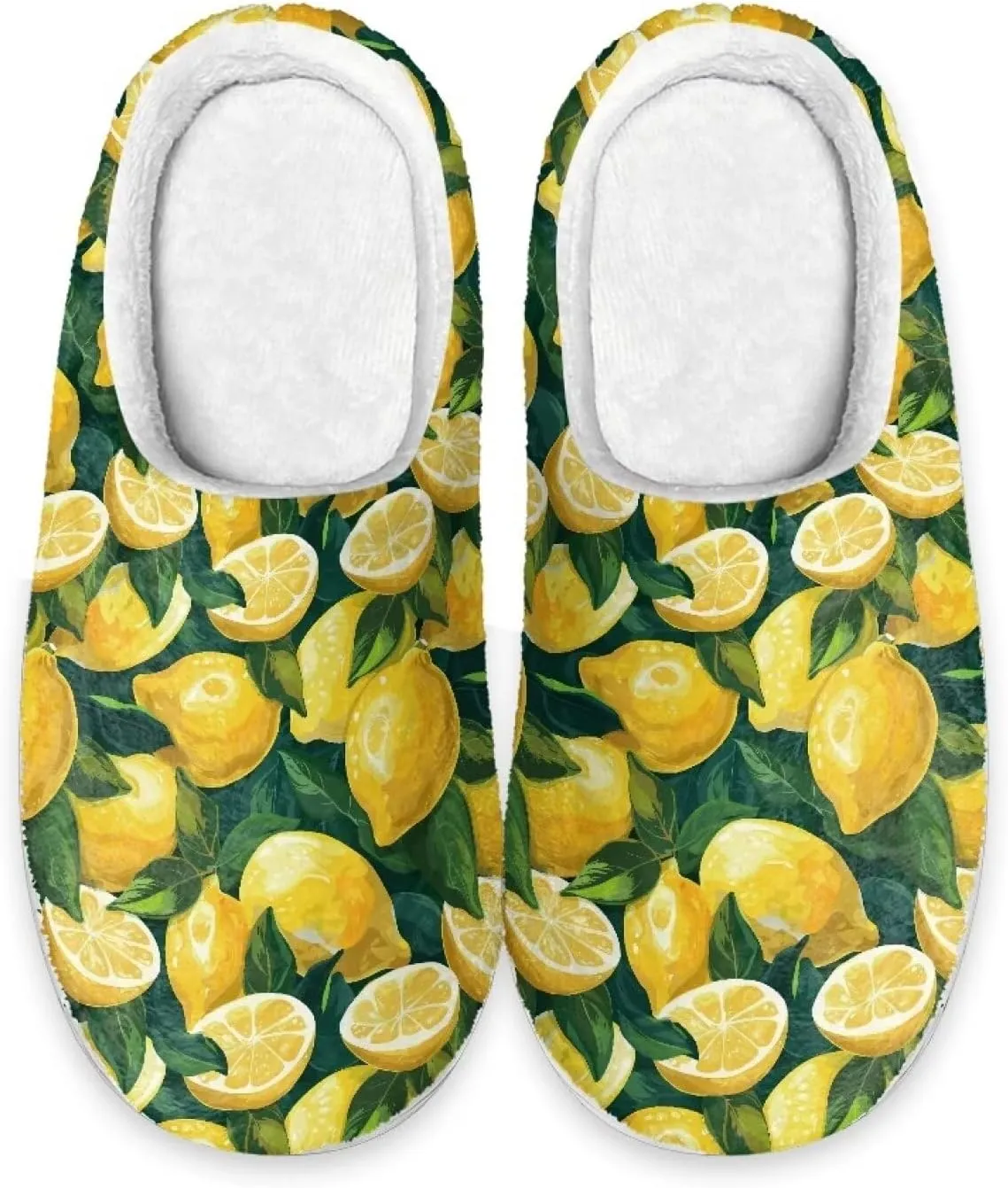 HUGS IDEA Slipper for Women Men Soft Scuff Slippers Anti-Slip Bedroom House Shoes Warm Cozy Plush