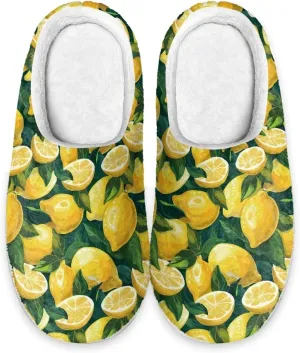 HUGS IDEA Slipper for Women Men Soft Scuff Slippers Anti-Slip Bedroom House Shoes Warm Cozy Plush