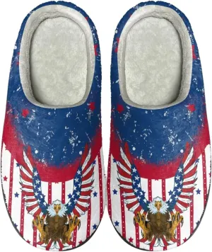 HUIACONG TPR Sole Men Women Indoor/Outdoor Slippers Fuzzy Unisex House Shoes