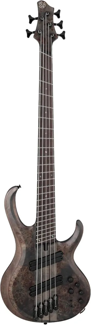 Ibanez BTB805MS Multi-scale 5-string Bass Guitar - Transparent Gray Flat