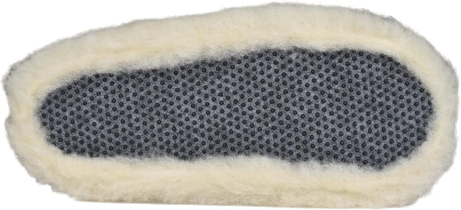 Irish Flannel Slippers, Tartan Fluffy Wool Winter House Shoes, Made in Ireland