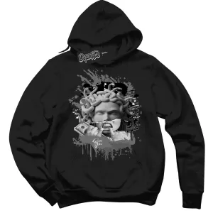 Iron Grey 1s Sneaker Hoodie Medusa Graphic