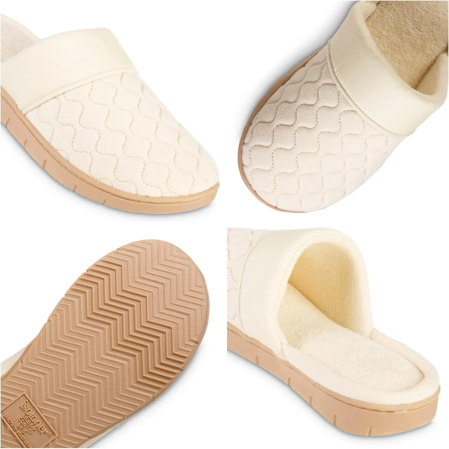 isotoner Women's Clean Water Clog Slippers