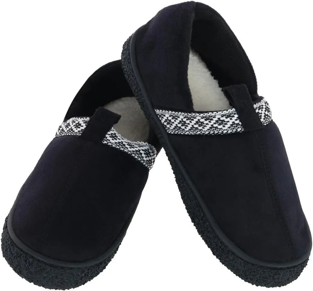 isotoner Women's Sienna Recycled Microsuede Closed Back Slipper
