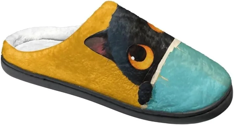 Jeiento Plus Slippers for Women Winter Indoor/Outdoor Non Slip Closed Toe Slipper Memory Foam Bedroom Slipper Fuzzy Winter House Shoes