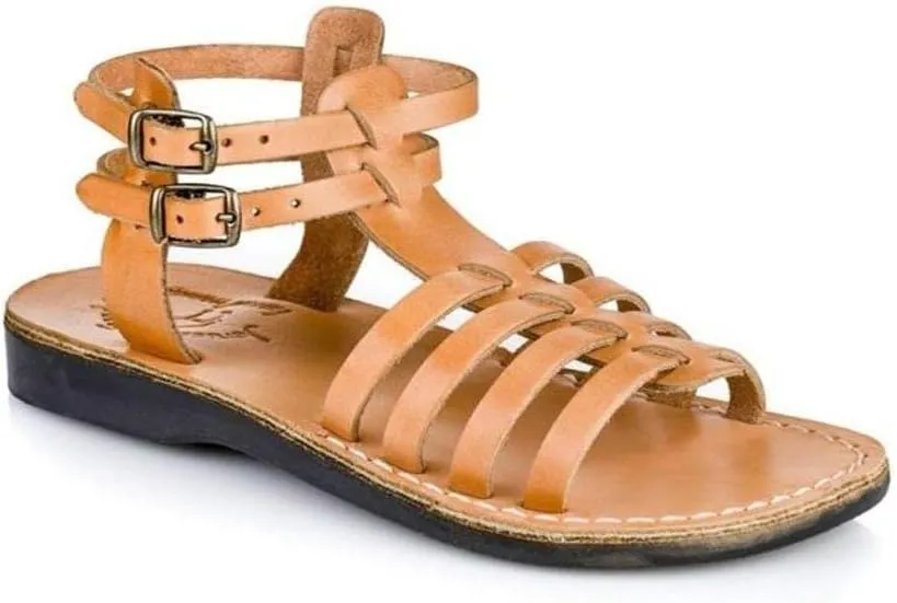 Jerusalem Sandals Leah - Leather Gladiator Sandal - Womens Sandals