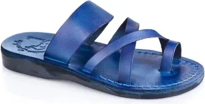 Jerusalem Sandals The Good Shepherd - Leather Toe Loop Slide - Men Sandals