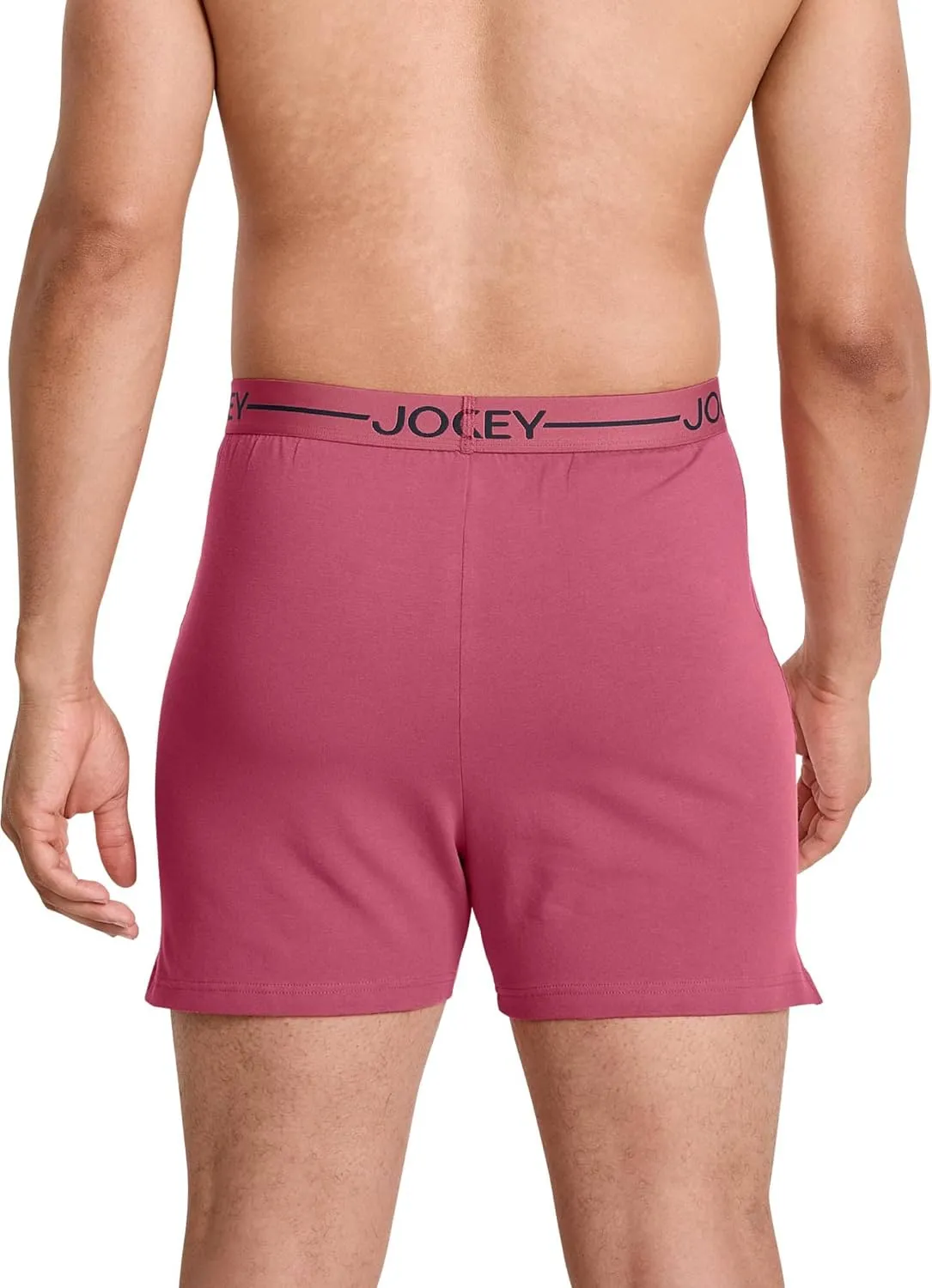 Jockey Men's Underwear Organic Cotton Stretch 4" Boxer
