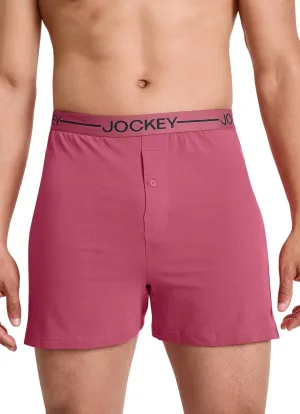 Jockey Men's Underwear Organic Cotton Stretch 4" Boxer
